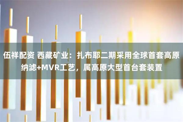 伍祥配资 西藏矿业：扎布耶二期采用全球首套高原纳滤+MVR工艺，属高原大型首台套装置